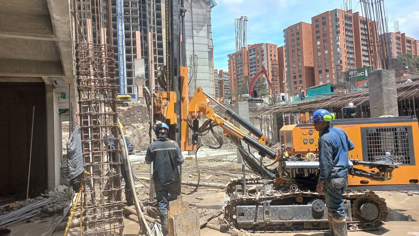 Perforación en obra urbana